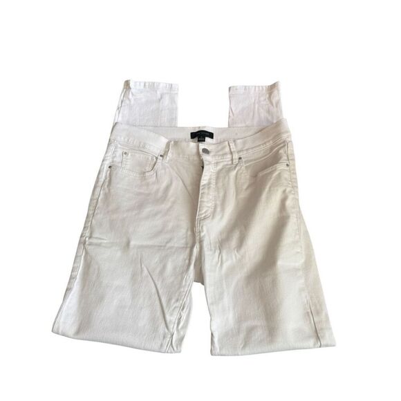 Ann Taylor White Skinny Jeans- Size 6 - Picture 1 of 7